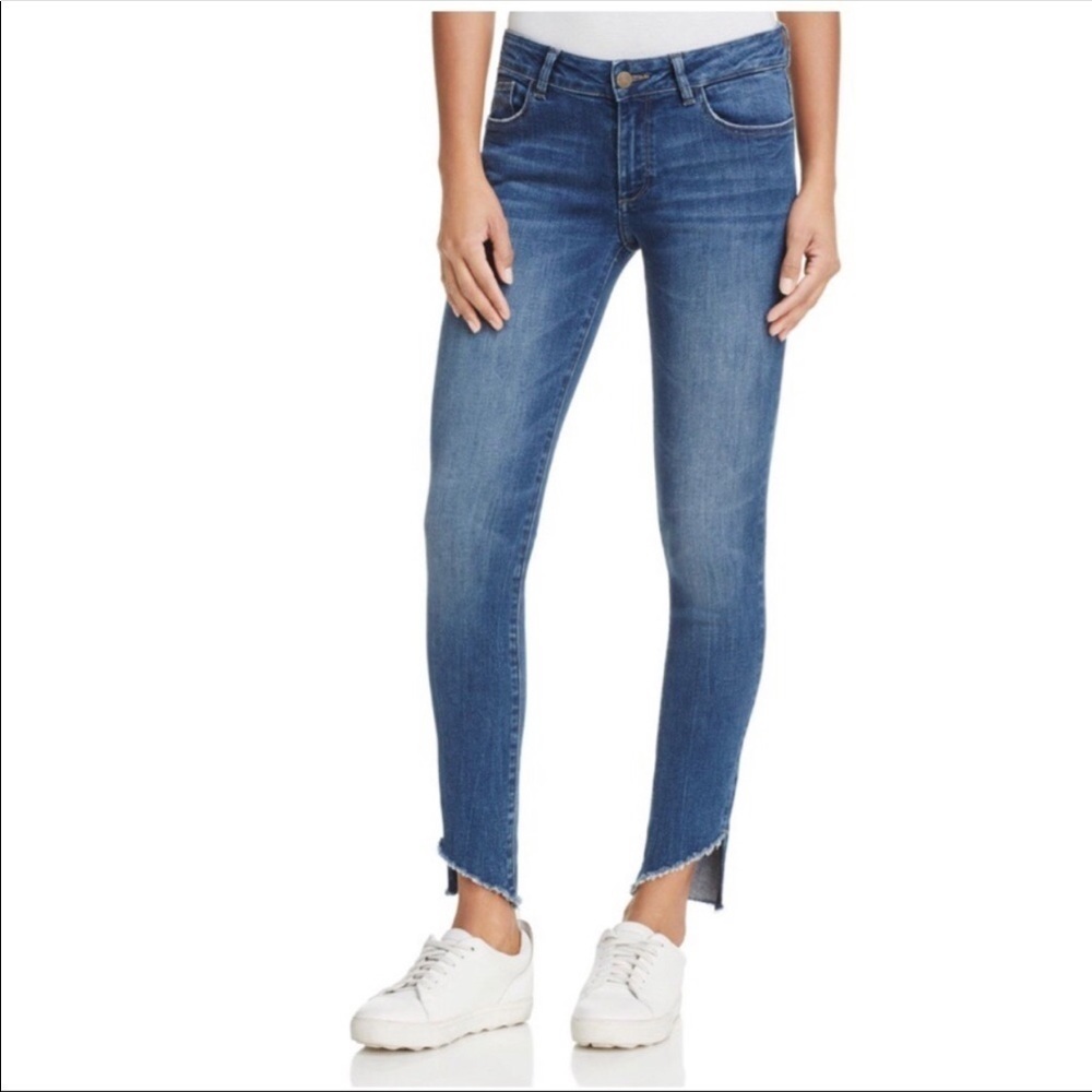 DL1961 size 24 Emma jegging distressed blue jeans